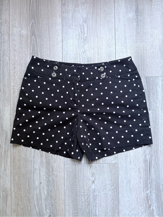 White House Black Market Pants - White House Black Market Black Polka Dot Women's Shorts